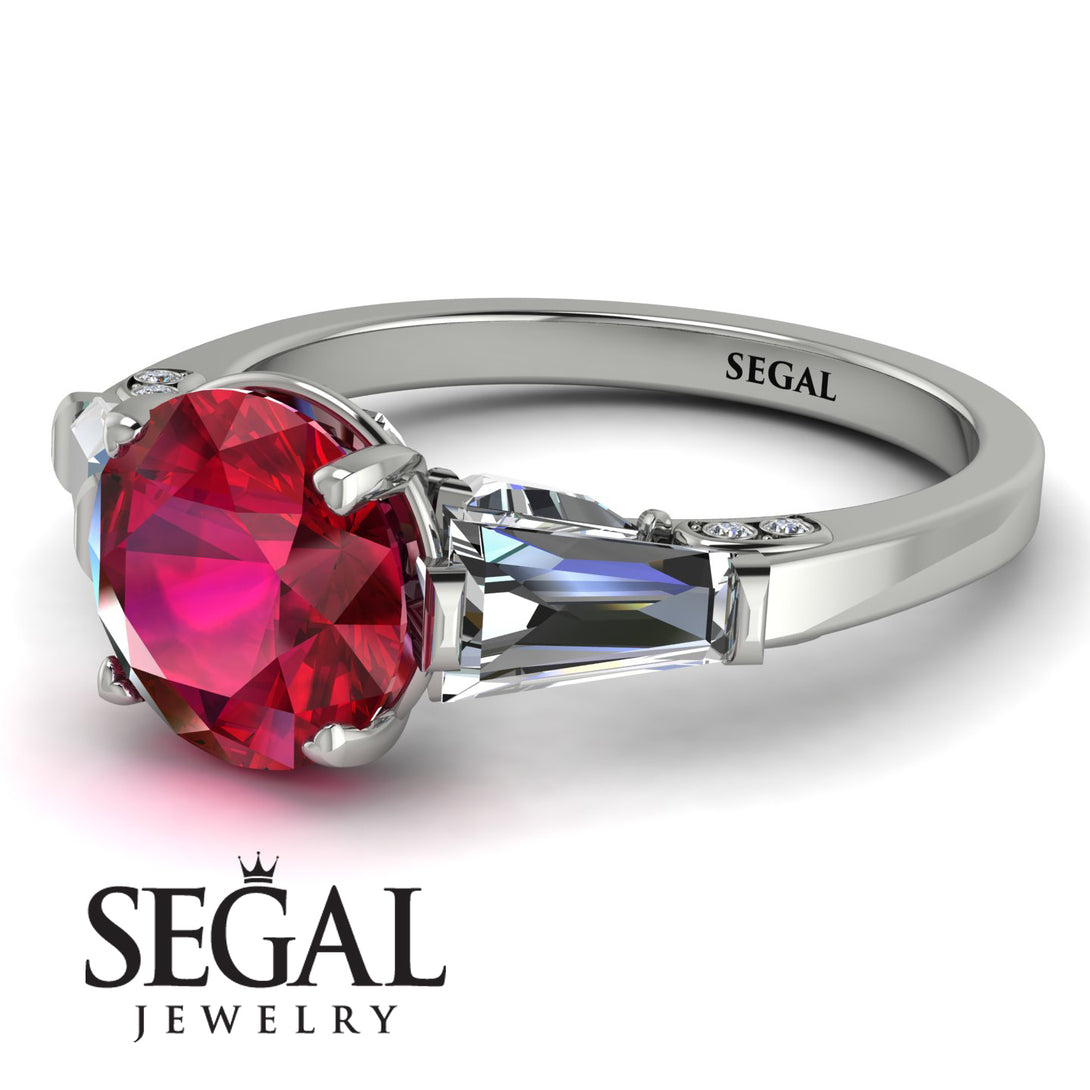 Glamorous Custom Ruby Ring - Harley No. 12