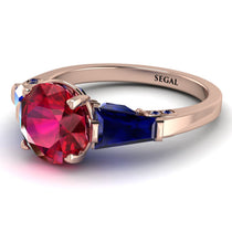 Glamorous Custom Ruby Ring - Harley No. 71 image 1