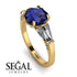Glamorous Custom Sapphire Ring - Harley No. 13