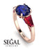 Glamorous Custom Sapphire Ring - Harley No. 59 image 2