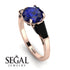 Glamorous Custom Sapphire Ring - Harley No. 44