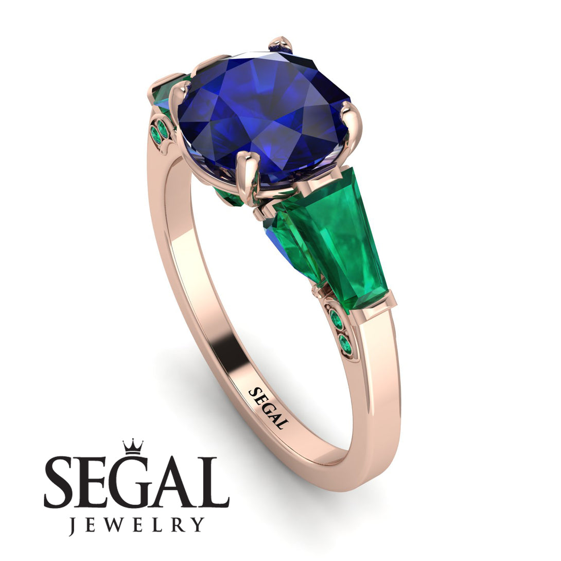 Glamorous Custom Sapphire Ring - Harley No. 29