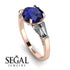 Glamorous Custom Sapphire Ring - Harley No. 14