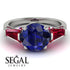 Glamorous Custom Sapphire Ring - Harley No. 60 image 3