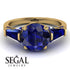 Glamorous Custom Sapphire Ring - Harley No. 73