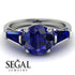 Glamorous Custom Sapphire Ring - Harley No. 75 image 3