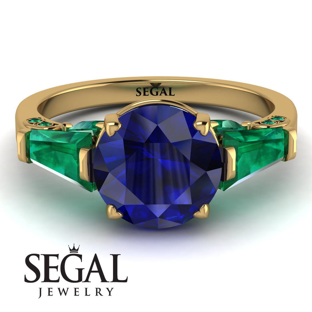 Glamorous Custom Sapphire Ring - Harley No. 28