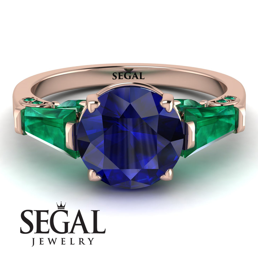 Glamorous Custom Sapphire Ring - Harley No. 29