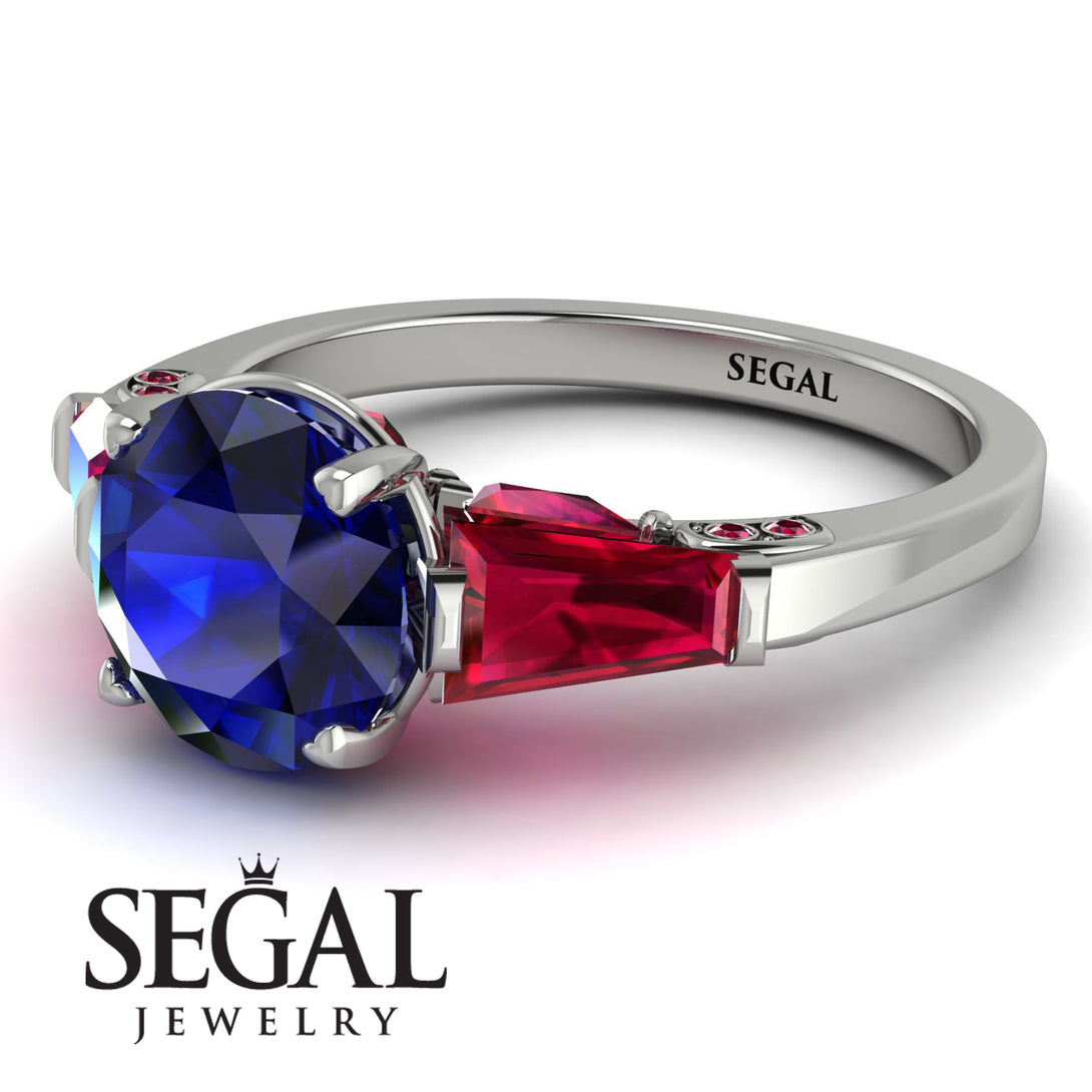 Glamorous Custom Sapphire Ring - Harley No. 60