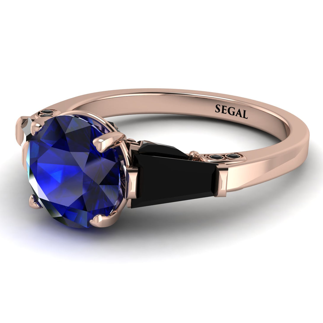 Glamorous Custom Sapphire Ring - Harley No. 44