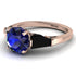 Glamorous Custom Sapphire Ring - Harley No. 44