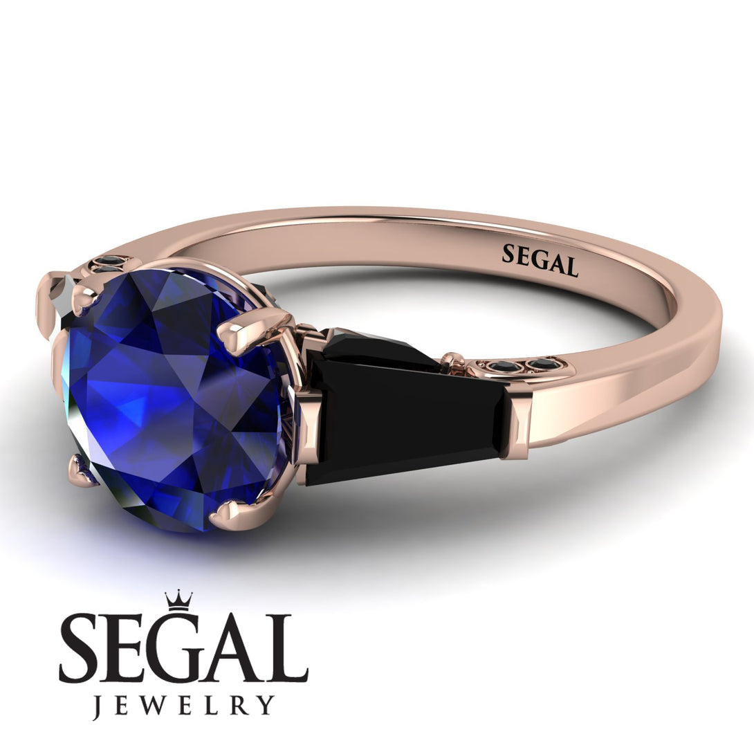 Glamorous Custom Sapphire Ring - Harley No. 44