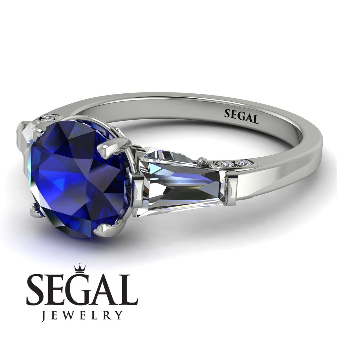 Glamorous Custom Sapphire Ring - Harley No. 15