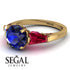 Glamorous Custom Sapphire Ring - Harley No. 58 image 10