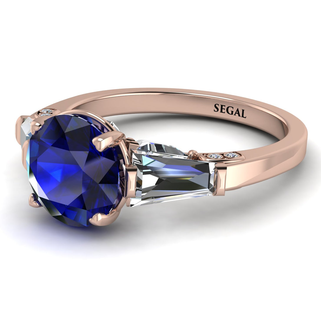 Glamorous Custom Sapphire Ring - Harley No. 14
