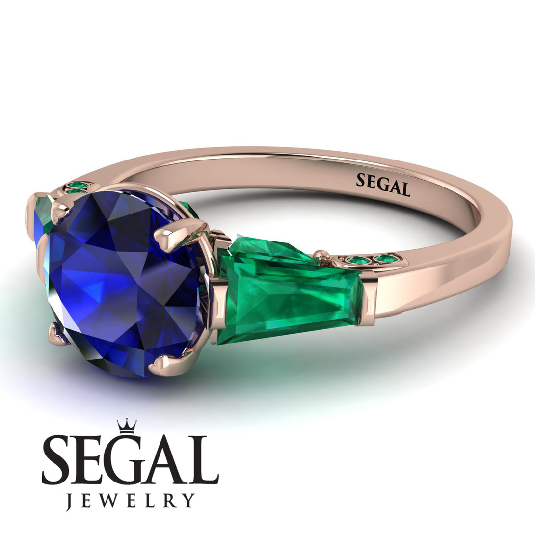 Glamorous Custom Sapphire Ring - Harley No. 29