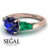 Glamorous Custom Sapphire Ring - Harley No. 29 image 10