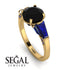 Glamorous Custom Black Diamond Ring - Harley No. 67 image 2