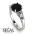 Glamorous Custom Black Diamond Ring - Harley No. 9 image 2