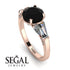 Glamorous Custom Black Diamond Ring - Harley No. 8 image 2