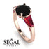 Glamorous Custom Black Diamond Ring - Harley No. 53 image 2