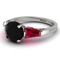 Glamorous Custom Black Diamond Ring - Harley No. 54 image 1