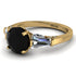 Glamorous Custom Black Diamond Ring - Harley No. 7