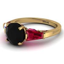 Glamorous Custom Black Diamond Ring - Harley No. 52 image 1