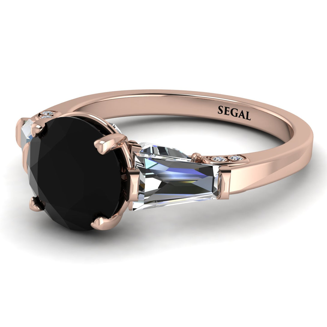 Glamorous Custom Black Diamond Ring - Harley No. 8