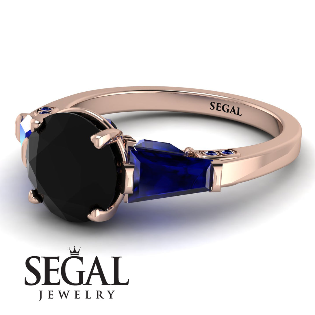 Glamorous Custom Black Diamond Ring - Harley No. 68