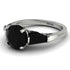Glamorous Custom Black Diamond Ring - Harley No. 39
