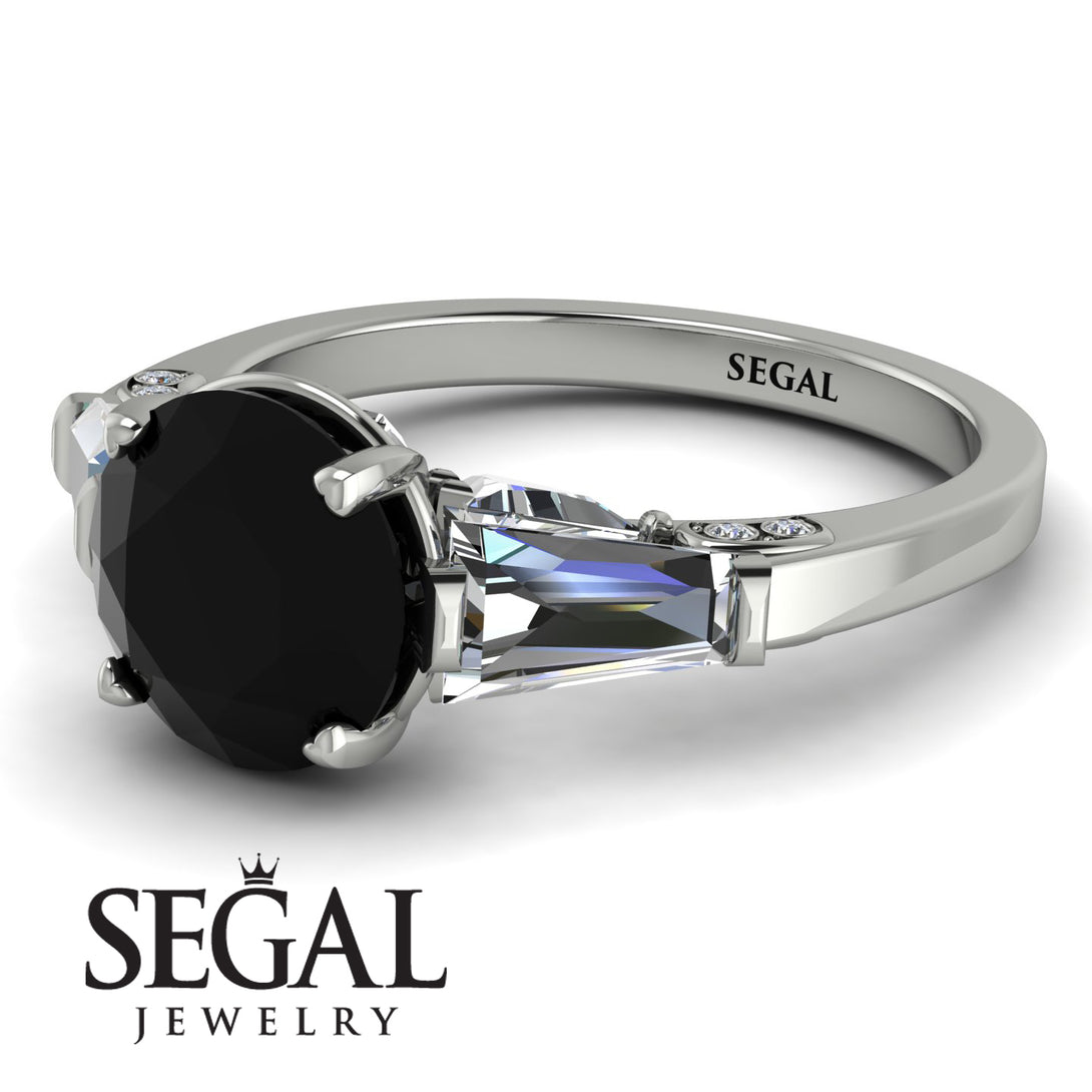 Glamorous Custom Black Diamond Ring - Harley No. 9