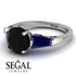 Glamorous Custom Black Diamond Ring - Harley No. 69