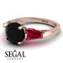 Glamorous Custom Black Diamond Ring - Harley No. 53 image 10