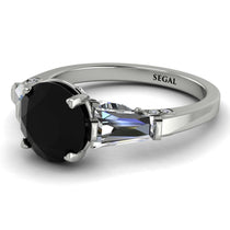 Glamorous Custom Black Diamond Ring - Harley No. 9 image 1