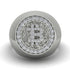 Glamorous Diamond Bitcoin Ring - Dominic No. 9