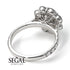 Glamorous Diamond Halo Engagement Ring - Amaya No. 3 image 7