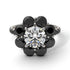 Glamorous Diamond Halo Engagement Ring - Amaya No. 33 image 3