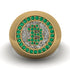 Glamorous Emerald Bitcoin Ring - Dominic No. 16 image 2