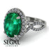 Glamorous Oval Emerald Ring - Jordyn No. 6 image 10