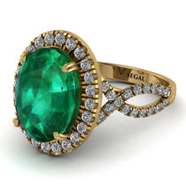 Glamorous Oval Emerald Ring - Jordyn No. 4 image 1