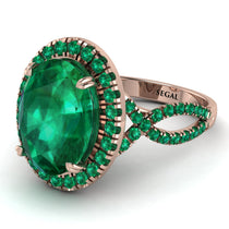 Glamorous Oval Emerald Ring - Jordyn No. 20 image 1
