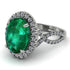Glamorous Oval Emerald Ring - Jordyn No. 6