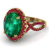 Glamorous Oval Emerald Ring - Jordyn No. 49 image 1