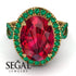 Glamorous Oval Ruby Ring - Jordyn No. 25 image 2