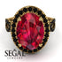 Glamorous Oval Ruby Ring - Jordyn No. 40 image 2
