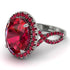 Glamorous Oval Ruby Ring - Jordyn No. 57