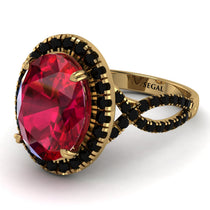 Glamorous Oval Ruby Ring - Jordyn No. 40 image 1