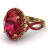 Glamorous Oval Ruby Ring - Jordyn No. 55 image 1