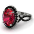 Glamorous Oval Ruby Ring - Jordyn No. 42 image 1